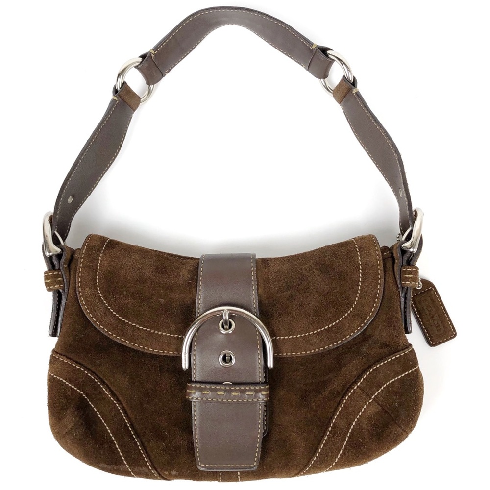 Authentic Coach Suede Purse bag with dust bag